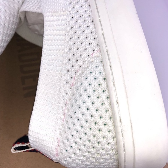 Steve Madden Leather Sock Mesh Slip On Shoes Size 11 - Picture 3 of 10